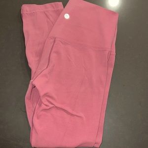 OG Lululemon wunder unders size 6 and hemmed (~21-22 inseam).